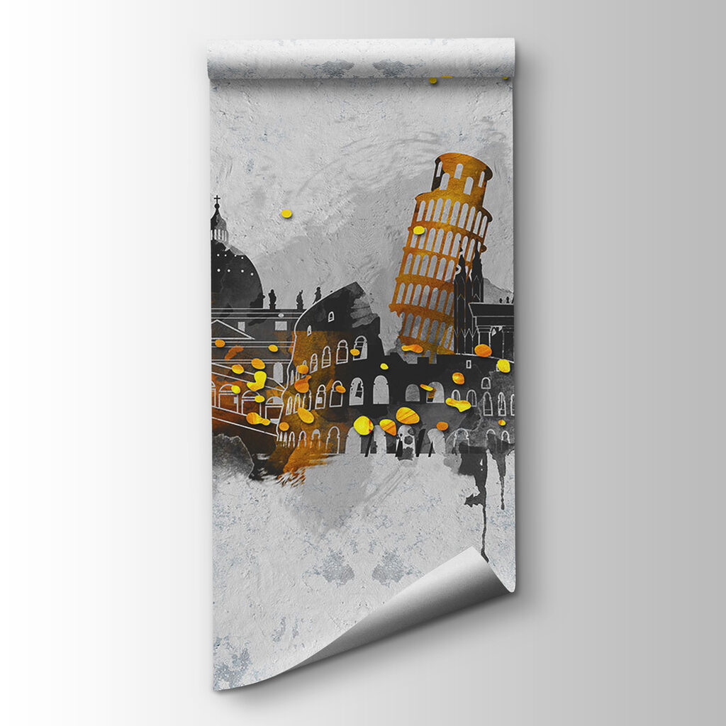 Painting of a city