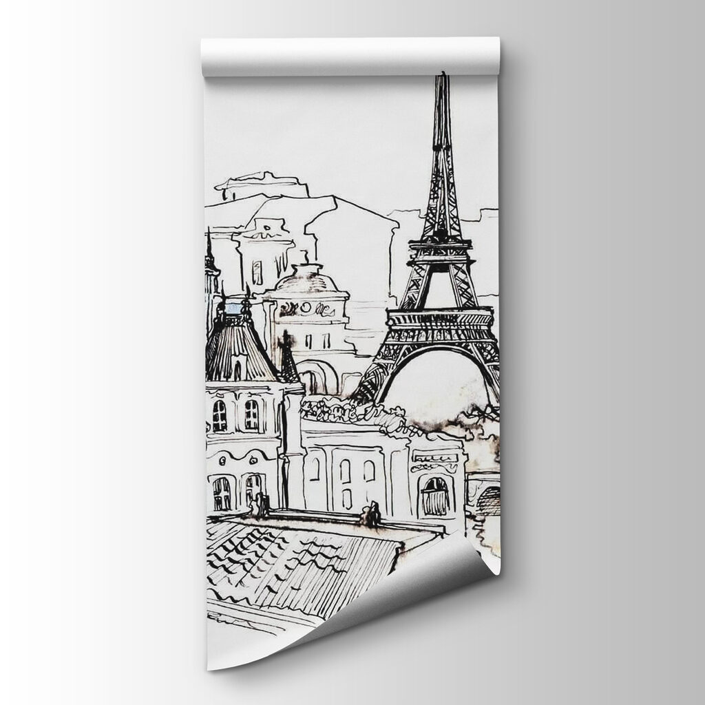 Drawing of a city