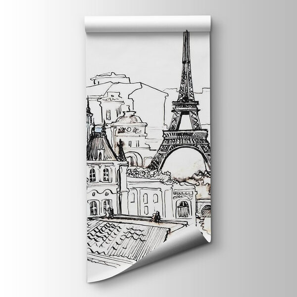 Drawing of a city
