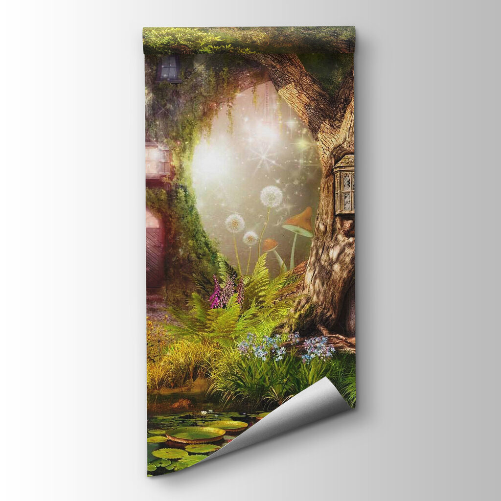 A fairy house in a tree