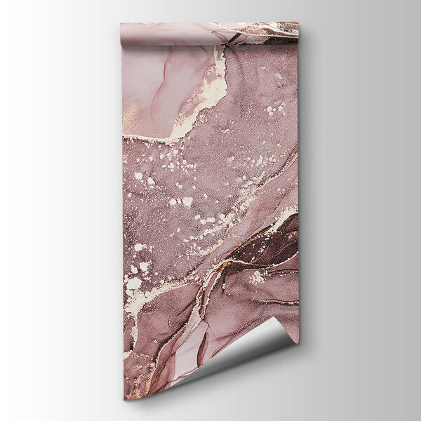 A close up of a painting