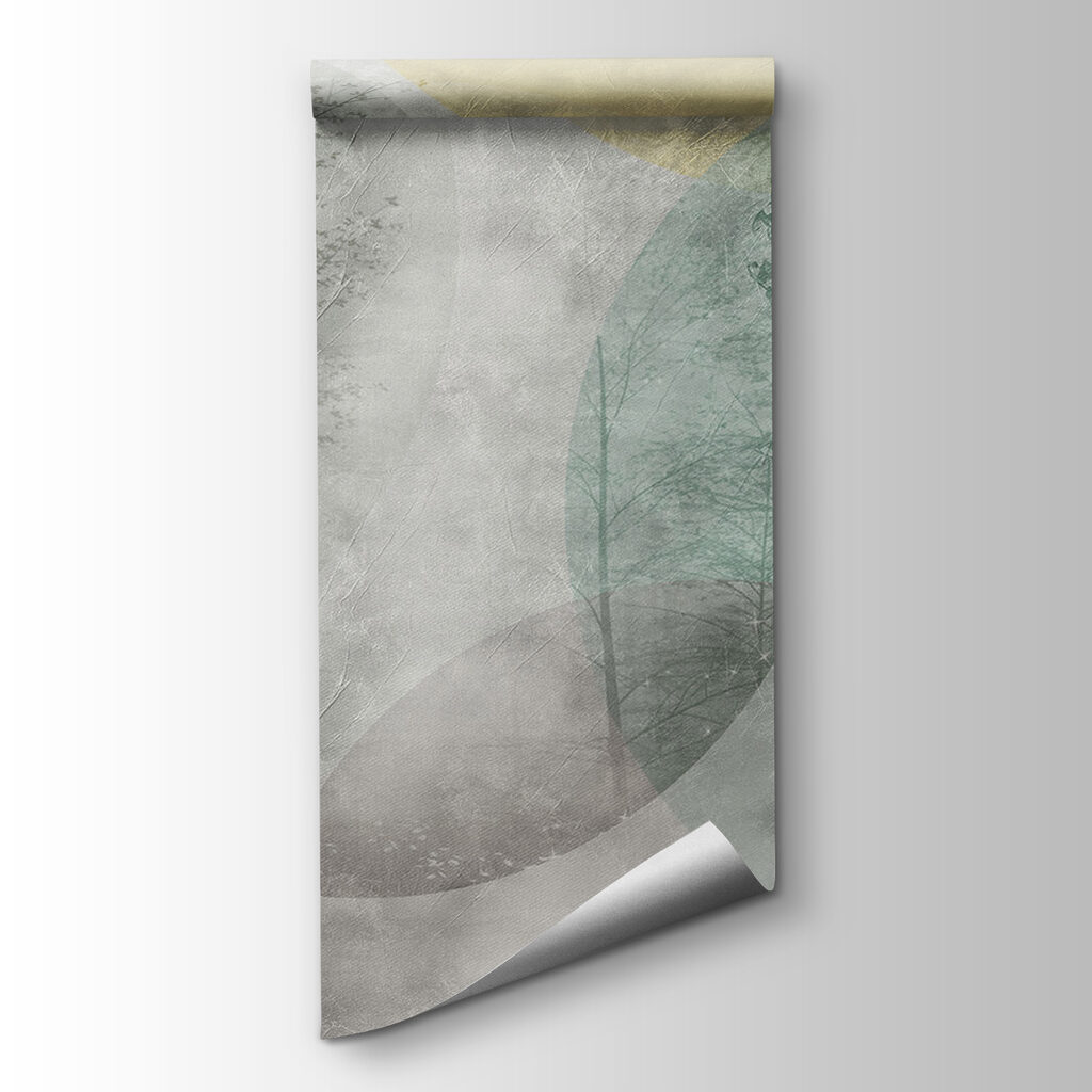 Tree and circles on a wall Tree and circles on a wall