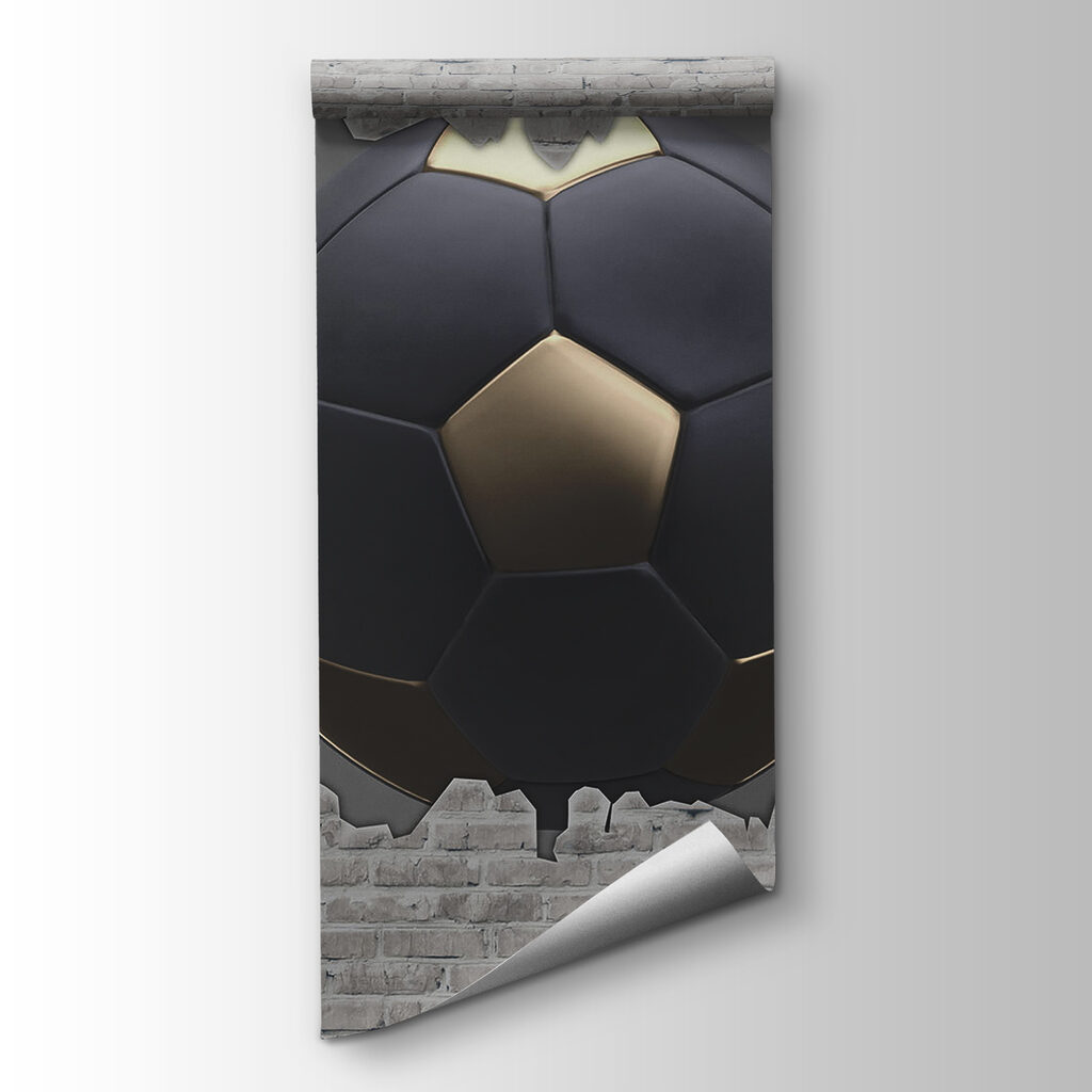 Soccer Ball Crashes Through Wall