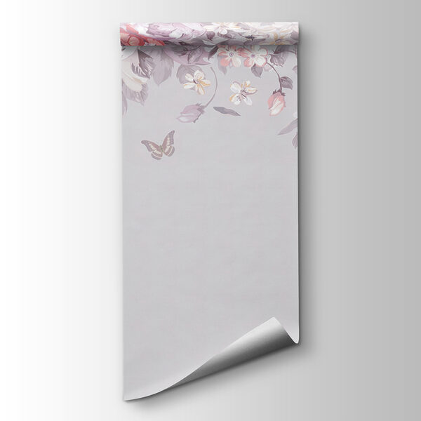 Floral pattern with butterflies