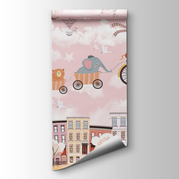 Cartoon animals riding a bicycle Cartoon animals riding a bicycle