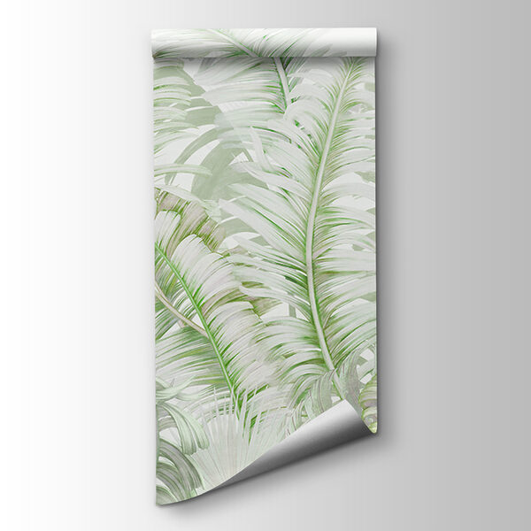 Lush green leaves in harmony