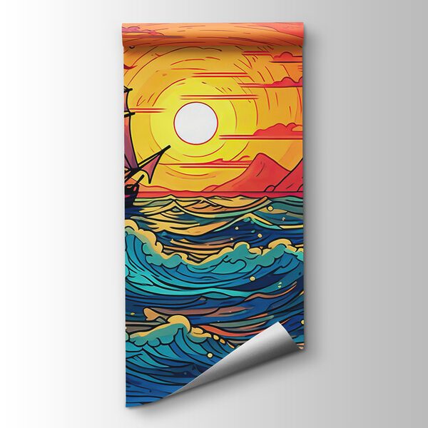 Ship in the ocean
