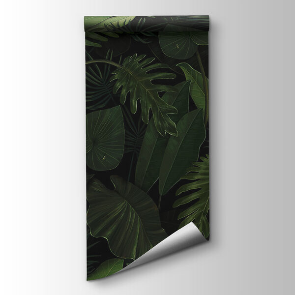 Pattern of green leaves