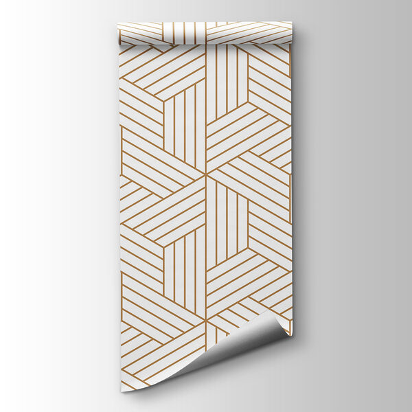 A pattern of lines and squares