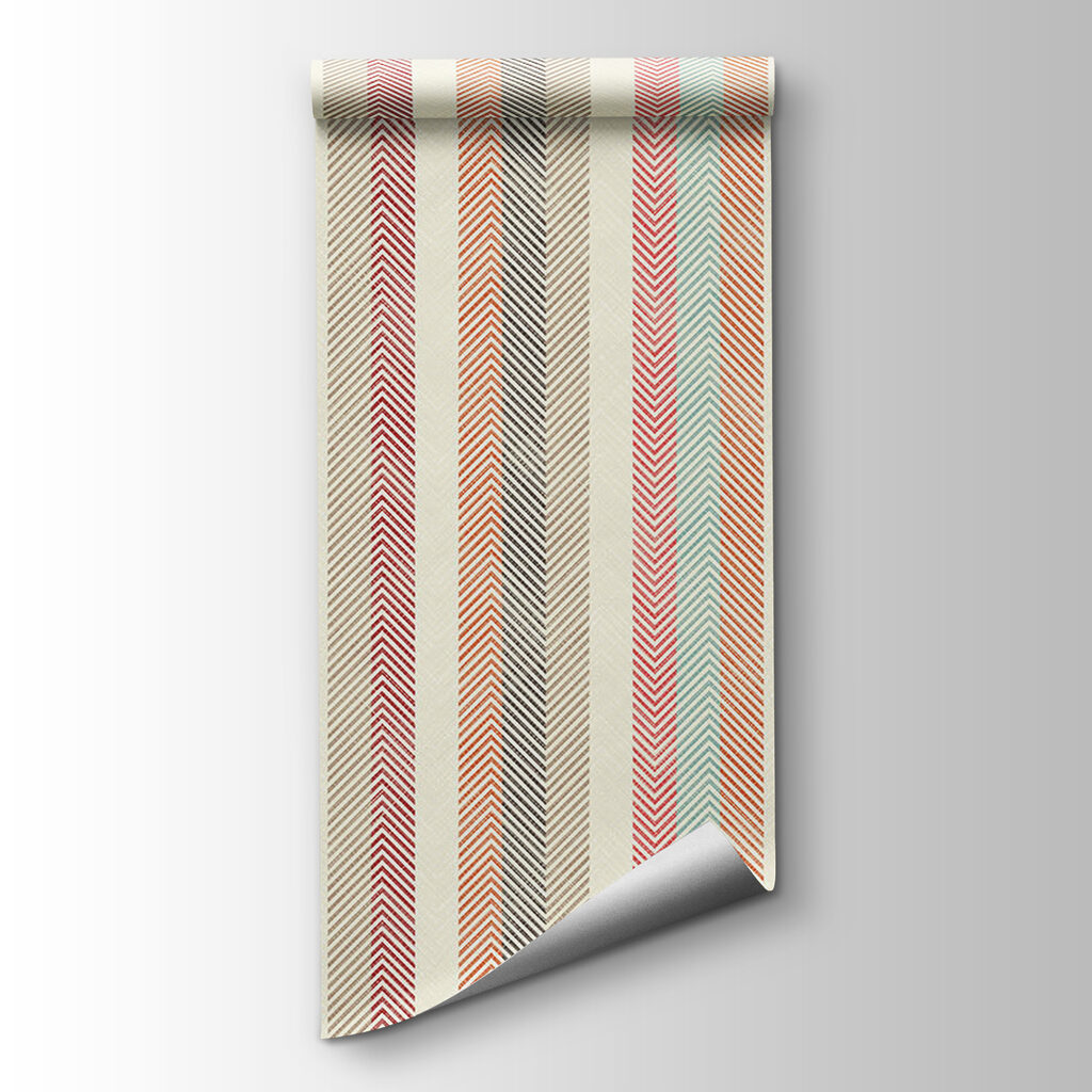Colorful zigzag pattern design backdrop