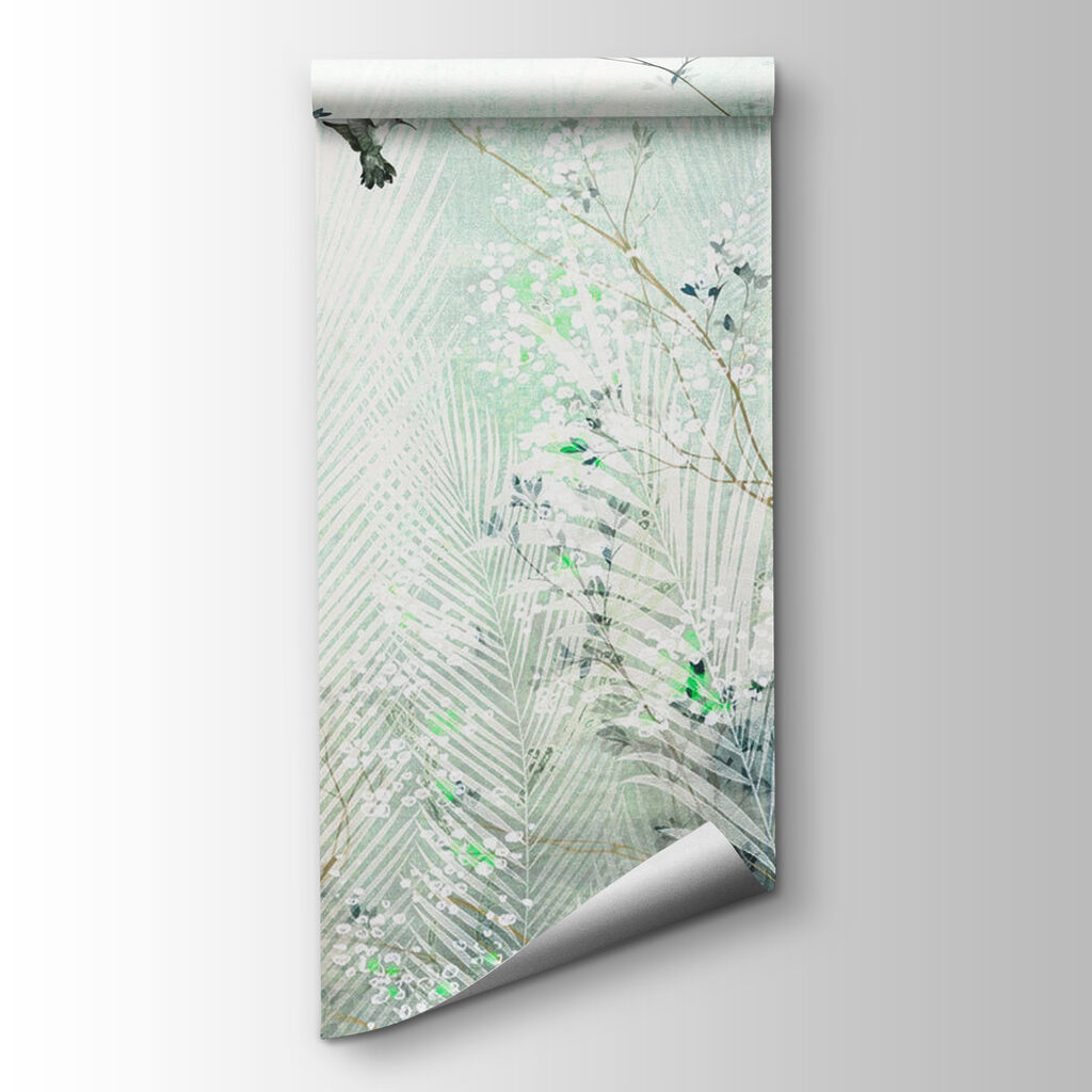 Painting of birds flying in the air