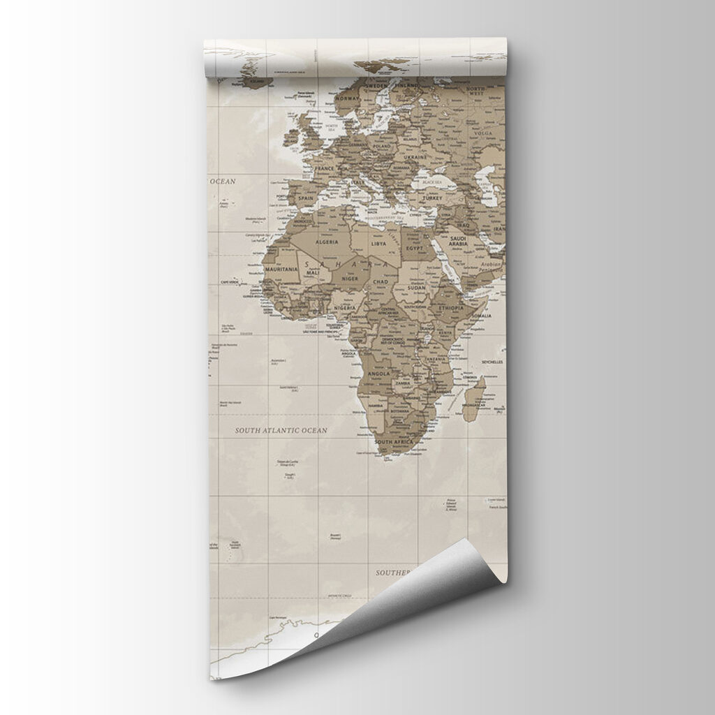 A map of the world