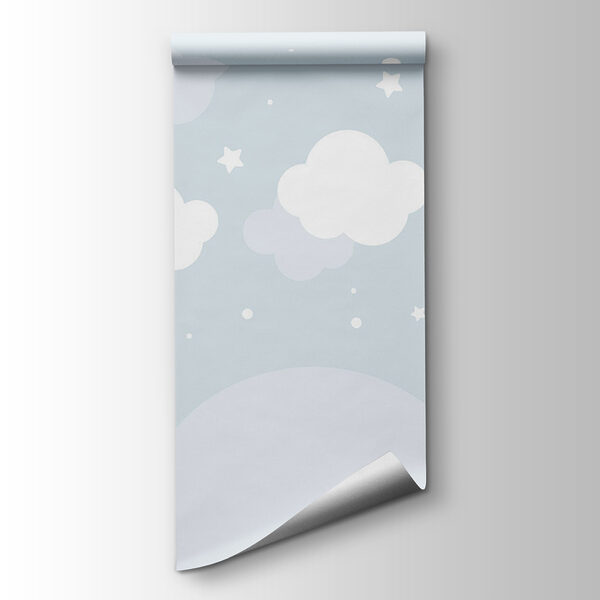 A moon and clouds in the sky A moon and clouds in the sky