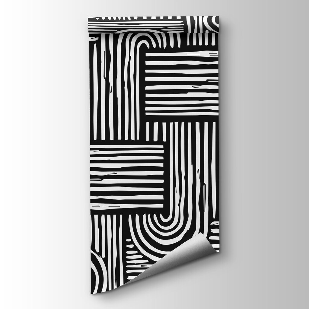 A black and white pattern