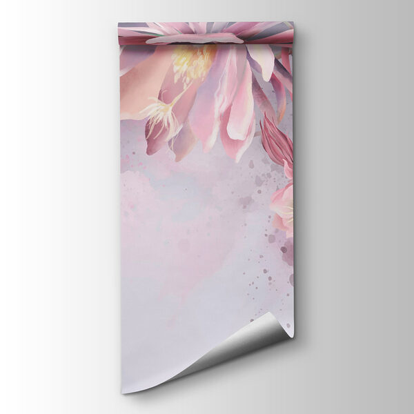 A group of pink flowers