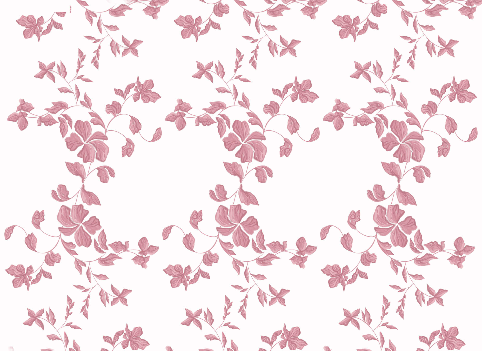 Pattern of pink flowers