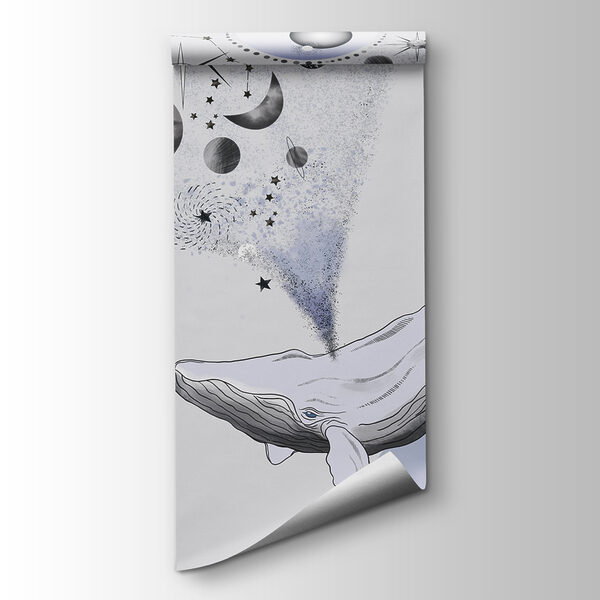 A whale and planets