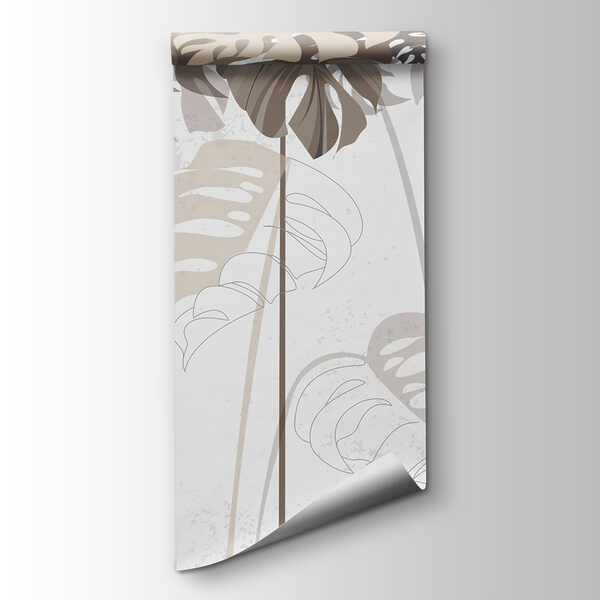 Group of leaves on a white background