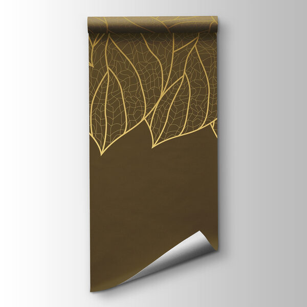 Elegant leaf patterns on a muted background