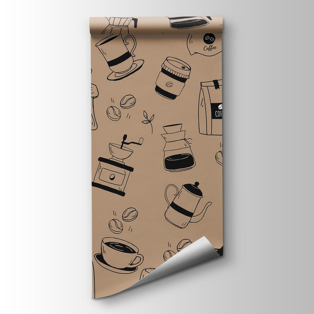 Pattern of coffee items