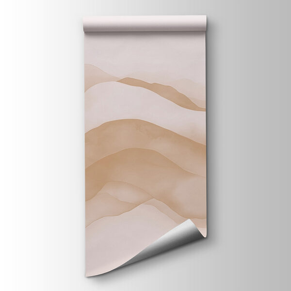 Tan and white waves