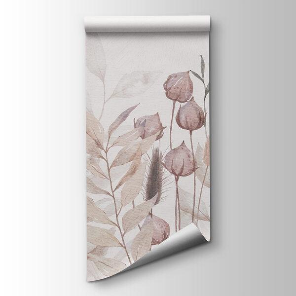 Painting of plants and leaves