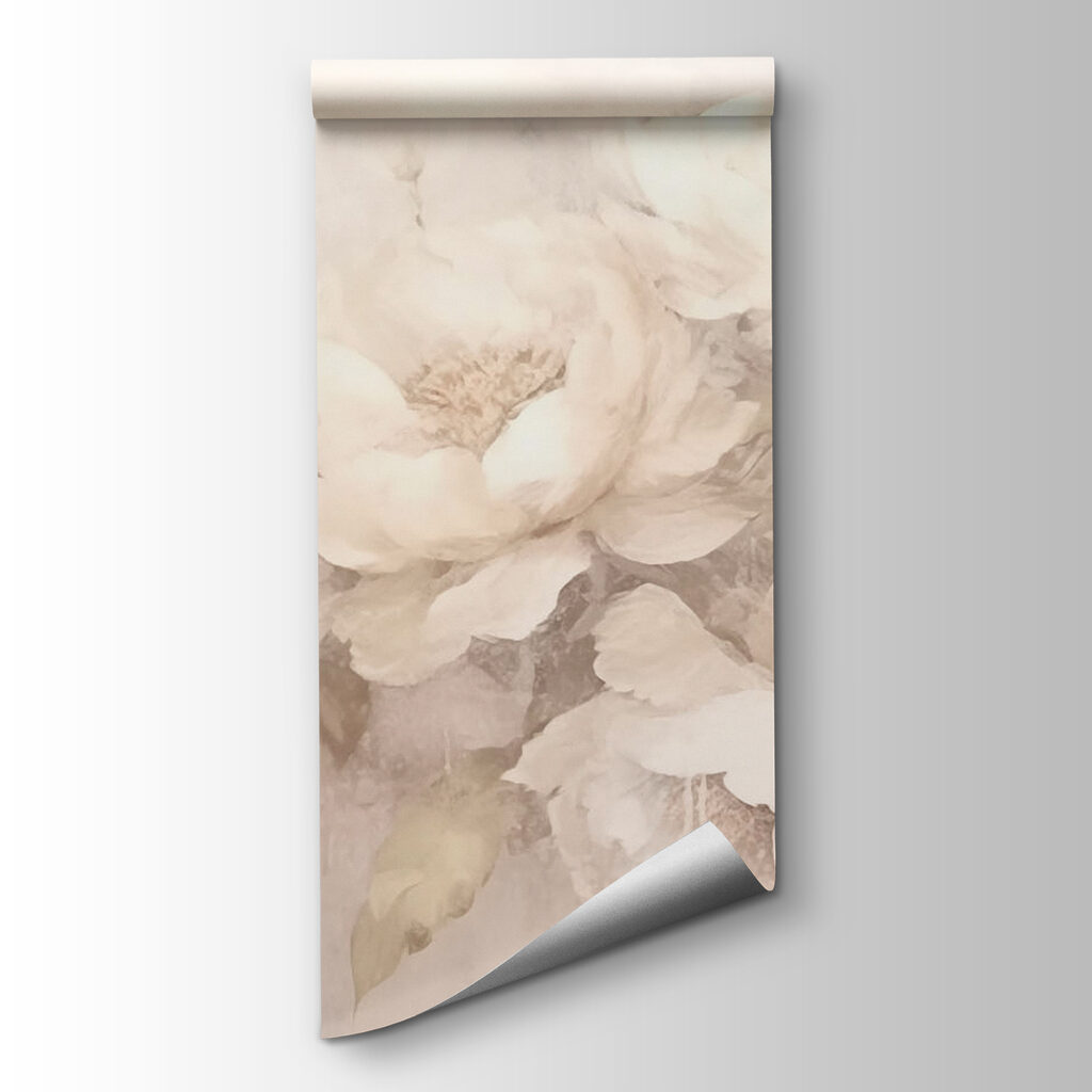 Painting of white flowers