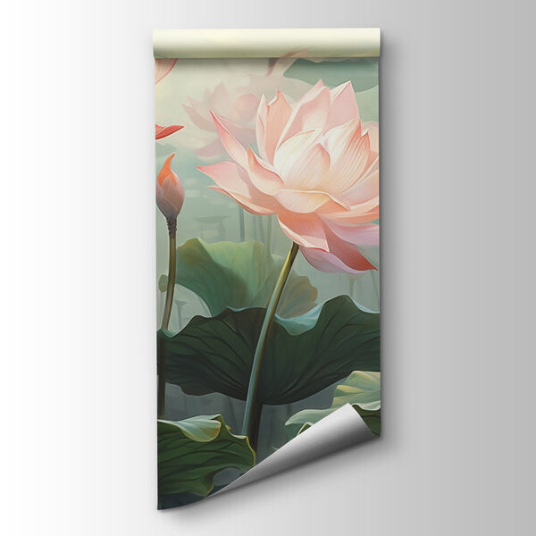 Group of pink flowers with green leaves Group of pink flowers with green leaves