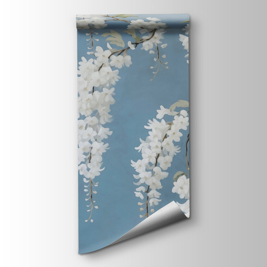 White flowers on a branch White flowers on a branch