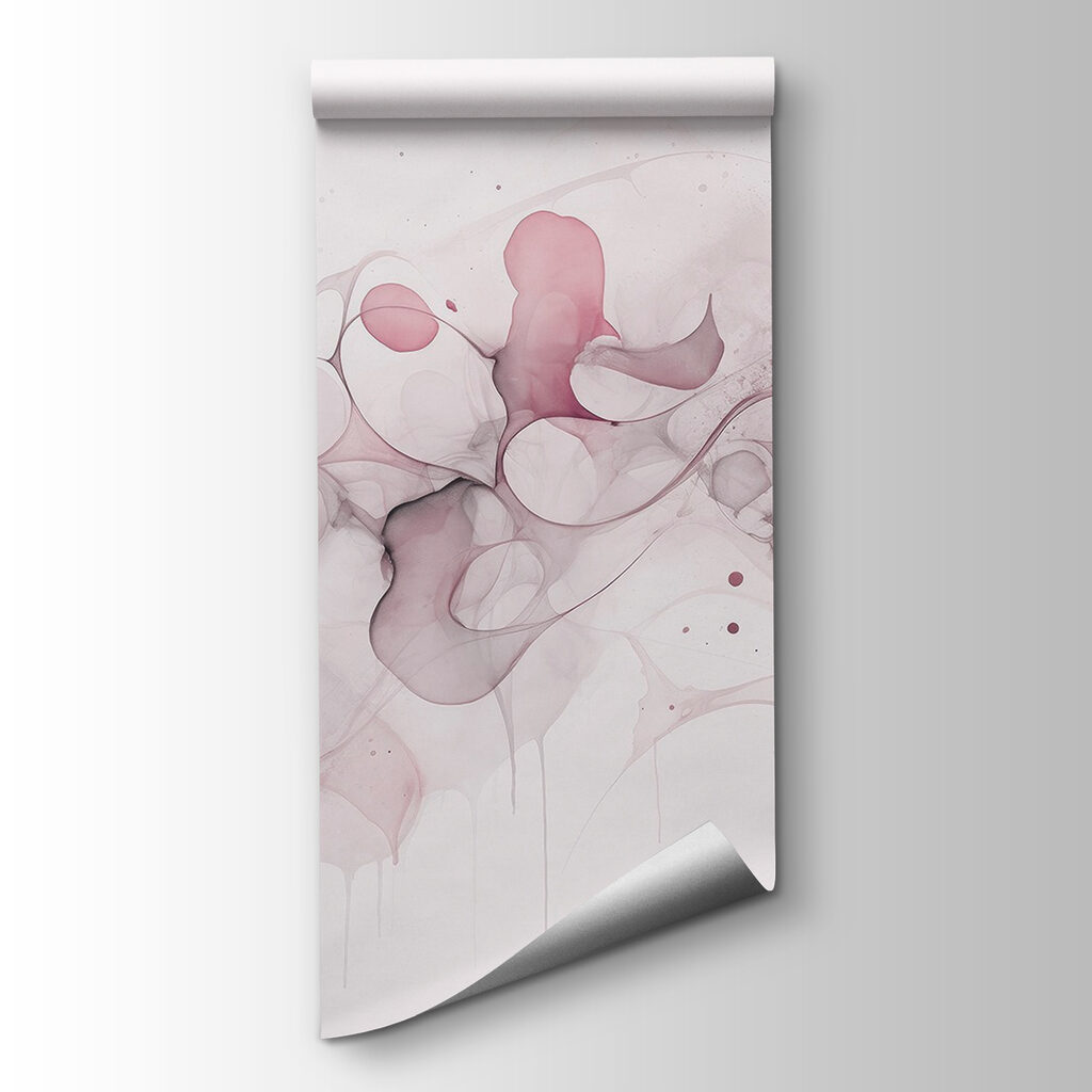 Soft swirls of delicate hues