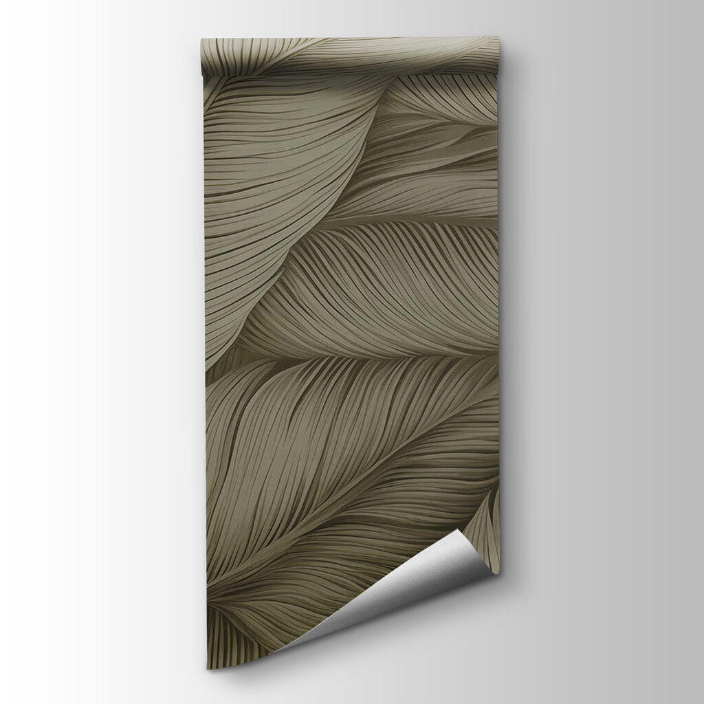Natural texture of overlapping leaves