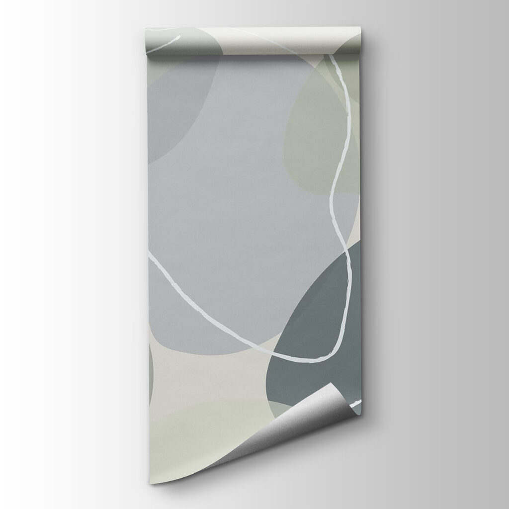 Abstract shapes in soft colors