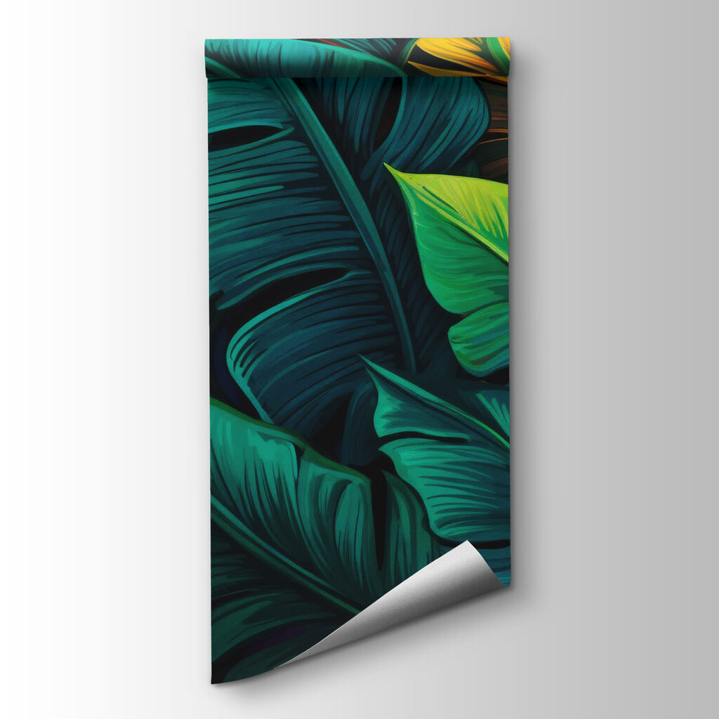 Group of colorful leaves