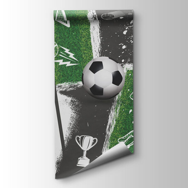 Soccer action on the field