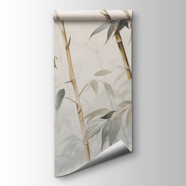 Bamboo in soft, serene tones