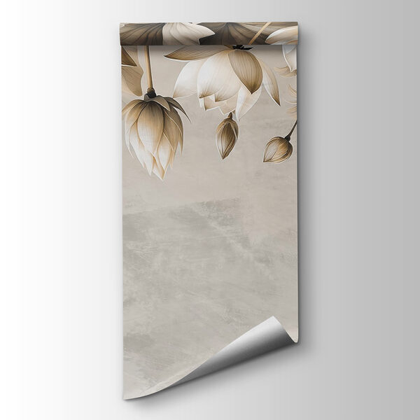 Delicate blooms on a subtle backdrop