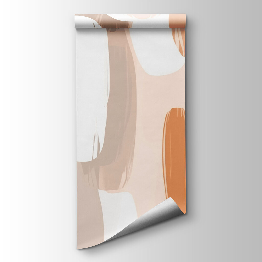 Pattern of brown and white paint Pattern of brown and white paint