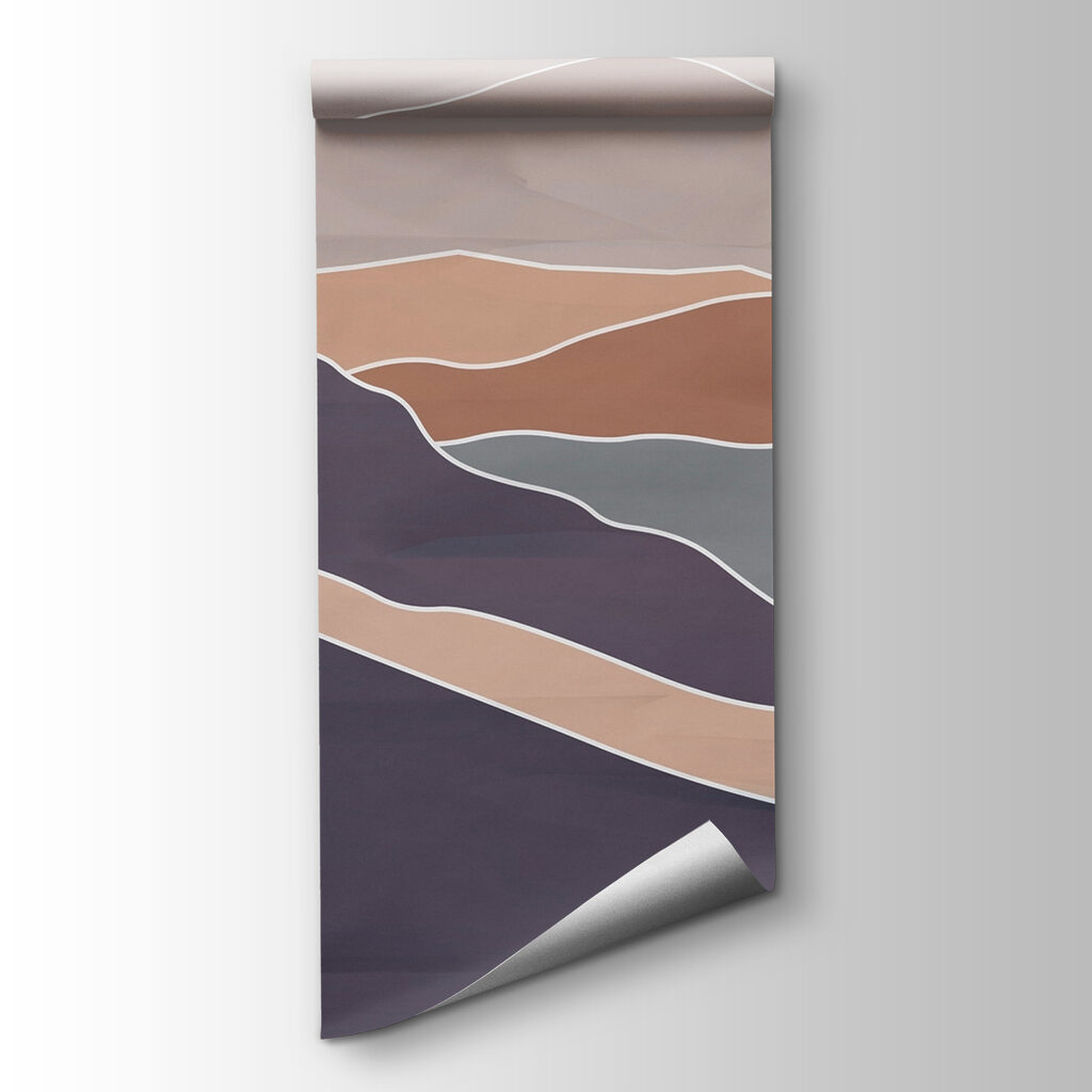 Mountain range with white lines Mountain range with white lines