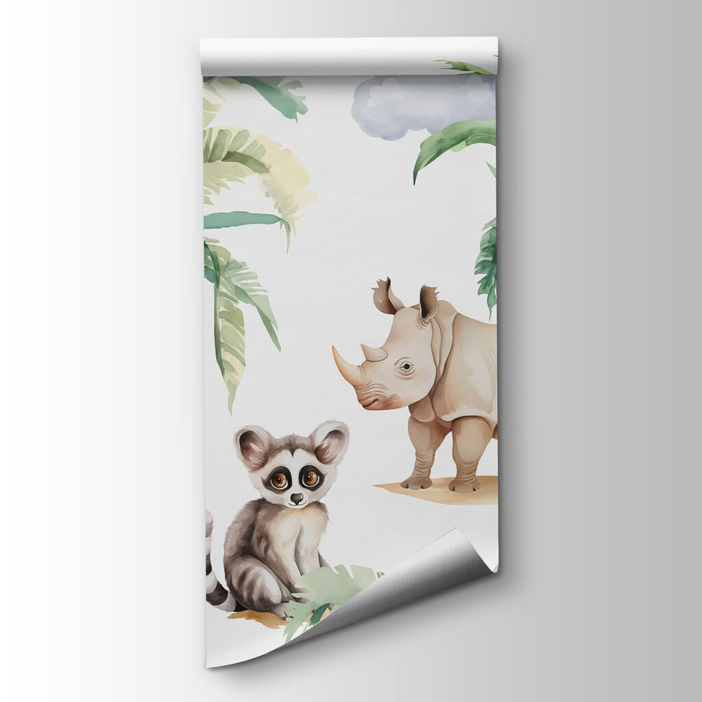 Group of animals in a forest Group of animals in a forest