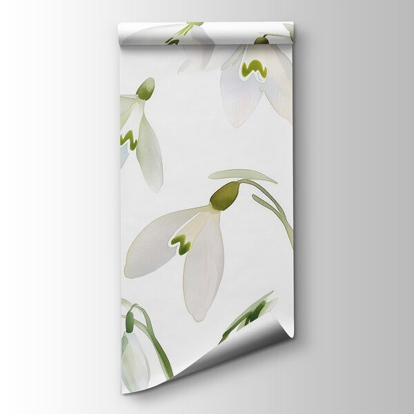 Pattern of white flowers