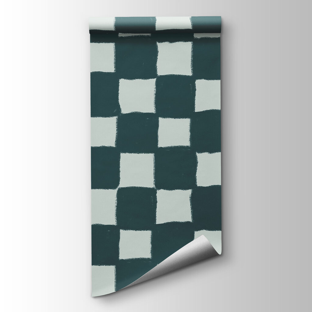 Pattern of squares and lines
