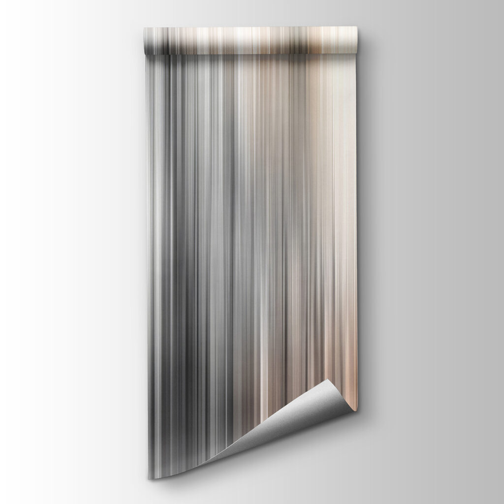A blurry image of a grey and white striped background A blurry image of a grey and white striped background
