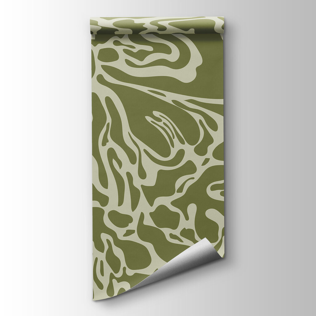 Green and white pattern