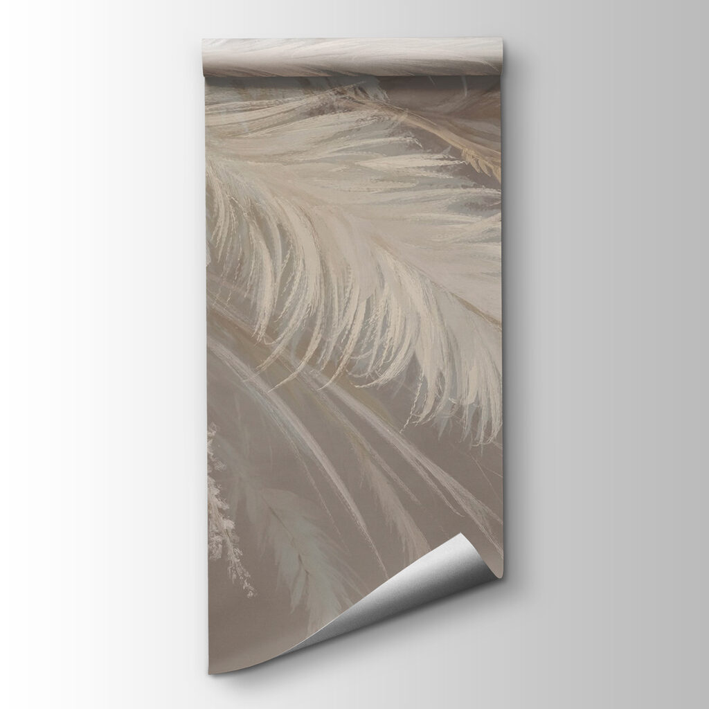 Delicate feathers in soft hues Delicate feathers in soft hues