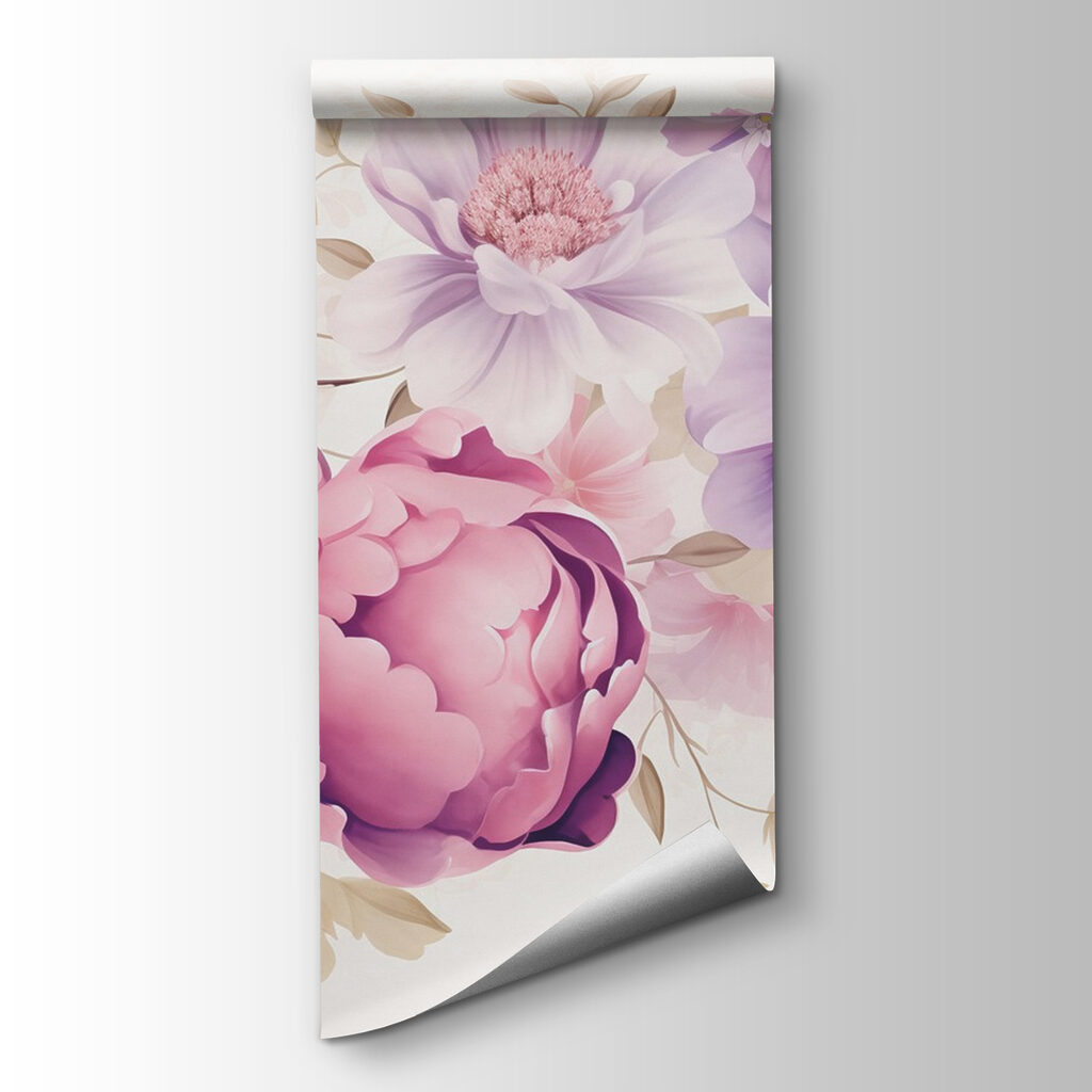 Delicate blooms in soft hues