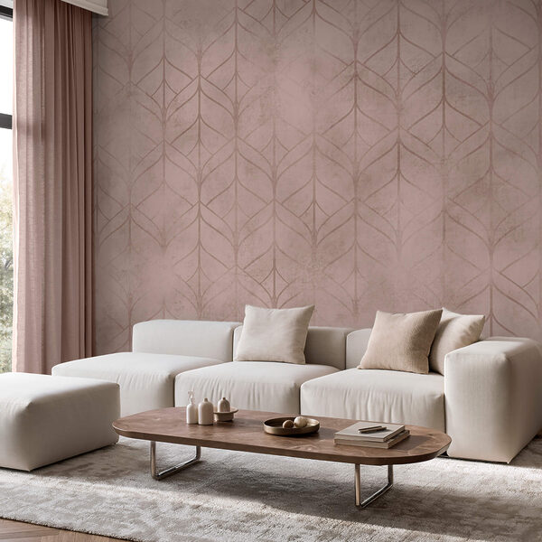 Patrón rosa y marrón