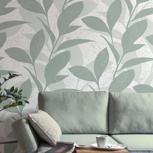 Patrón de hojas sobre fondo blanco Patrón de hojas sobre fondo blanco