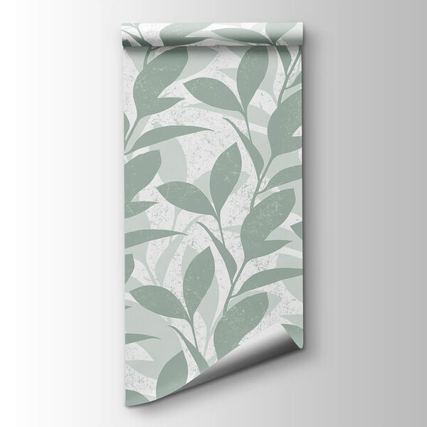 Pattern of leaves on a white background Pattern of leaves on a white background