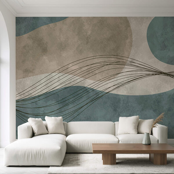 Fondo azul y blanco con círculos y líneas Fondo azul y blanco con círculos y líneas