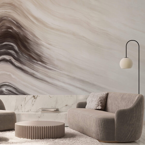 Olas abstractas en tonos suaves